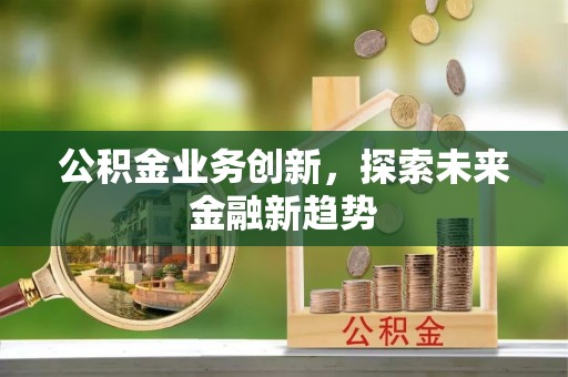 那坡公积金业务创新，探索未来金融新趋势