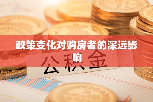 那坡政策变化对购房者的深远影响
